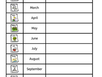 ASD / SEN / KS1 basic time bundle, week days, months, day or night. Sorting / workstation tasks