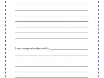 Opinion Writing / Getting to Know You Exercise