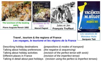 Holiday preferences and destinations