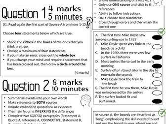 AQA Language Paper 2 revision with examples