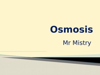 Osmosis Lesson including CORE Practical - AQA CELLS 9-1 BIOLOGY (COMBINED TRILOGY & TRIPLE)