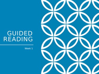 Year 6 Whole Class Guided Reading