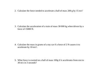 Newton's Laws of Motion