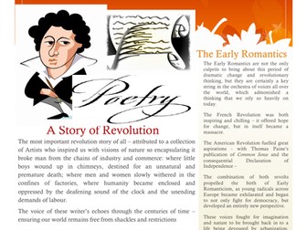 A Level Revision Guide: Early Romantic Poets