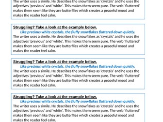 KS3 lesson and resources on pathetic fallacy using an extract from 'The Hobbit'