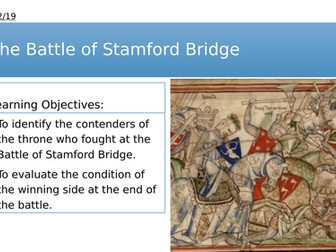 Year 7: The Battle of Stamford Bridge
