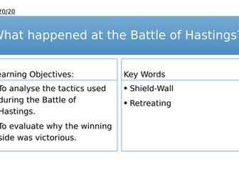 Year 7: What happened at the Battle of Hastings?