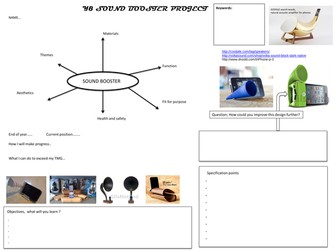 KS3 Sound Booster project sheet