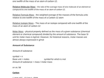 OCR A Chemistry A Level Organic Year 1 Notes