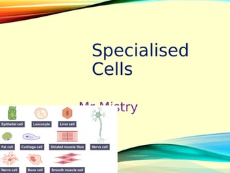 Specialised Cells (AQA GCSE 9-1 Biology: Cells)