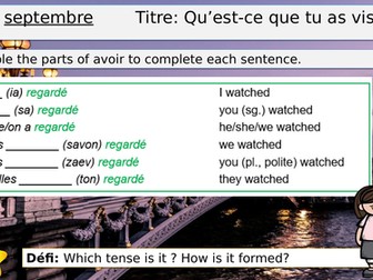 Dynamo 2 - Module 1 - Tu as passé de bonnes vacances ?