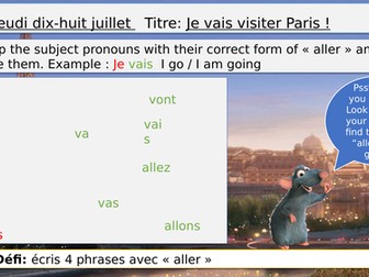 Dynamo 1 - Module 5 - Unit 4 Qu’est-ce que tu vas faire?