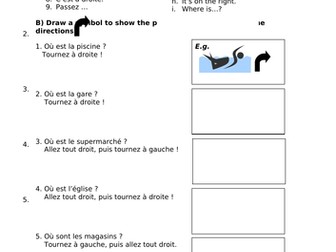 Directions in  French