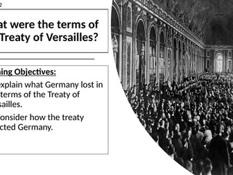 AQA: Terms of the Treaty of Versailles