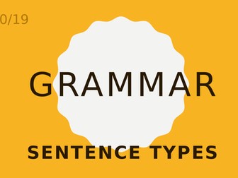 Sentence Types