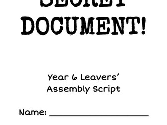 Year 6 Leavers' Assembly - "Locked in the school!"