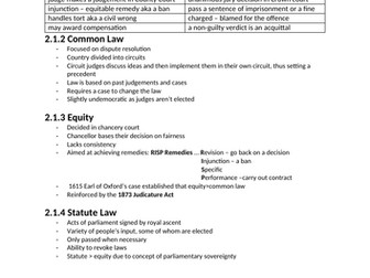OCR Law A Level Paper 1