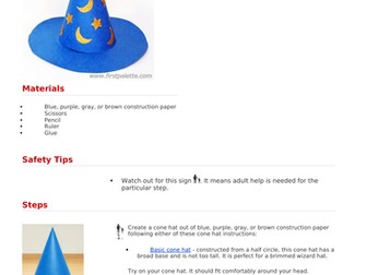 How to make a wizards hat