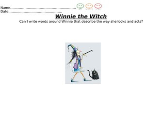 character description of winnie the witch