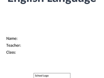 GCSE English Language Glossary