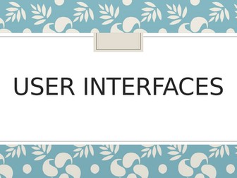 BTEC DIT Learning Aim A
