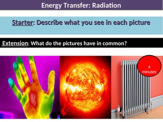 Energy transfer - heat / radiation