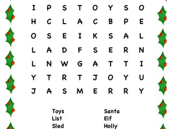 Christmas Word Searches
