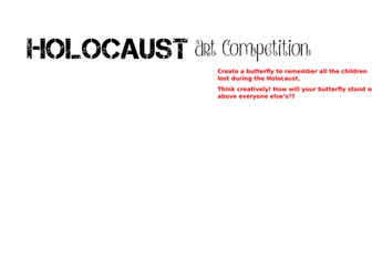Holocaust Art Competition Template.