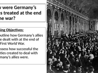 AQA: How were Germany's allies treated?