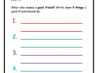 Friends - Worksheet