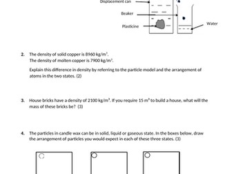 AQA - Physics Particle Model of Matter