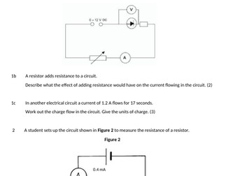 GCSE - Physics - Electricity
