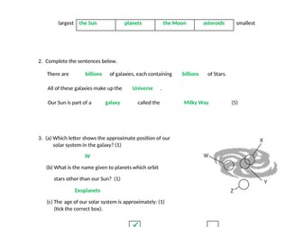 GCSE - Physics - Space