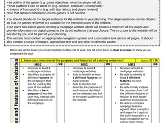 R085 - OCR iMedia - Student Friendly Checklist