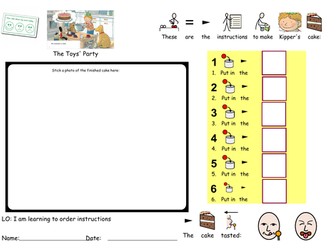 SEND Instructional Language EYFS Ofsted Outstanding Lesson  symbolised
