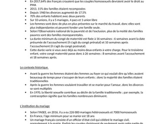 Edexcel French A Level notes for theme 1