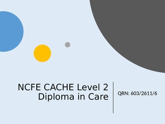 Introduction to Diploma in Care