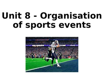 Unit 8 Assignment 1 - Know different types of sports events and their purpose