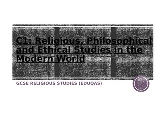 JEC Eduqas GCSE Religious Studies Component 1 Exam technique workbook (Route A)