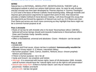 Natural law essay plan a level picture