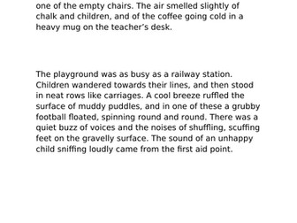 Support for descriptions of setting and character