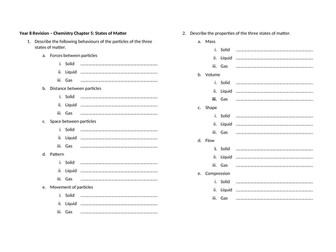 Cambridge Checkpoint and Beyond - Chemistry Secondary 1 (Year 8)