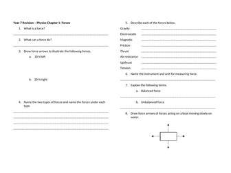 Cambridge Checkpoint and Beyond - Physics Secondary 1 (Year 7)