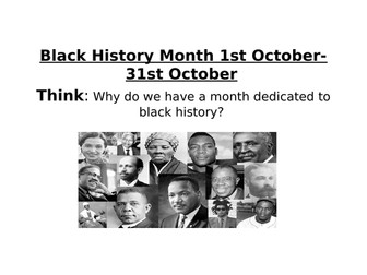 Black History month Assembly