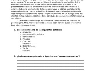 Spanish As: Volver y la Telebasura