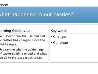 Year 7: What happened to our castles?