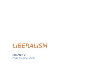 A-Level Politics Liberalism