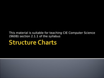 Structure Charts in Program Design