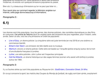 TV Series - Reading Comprehension