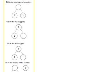 partition using part-whole model within 10